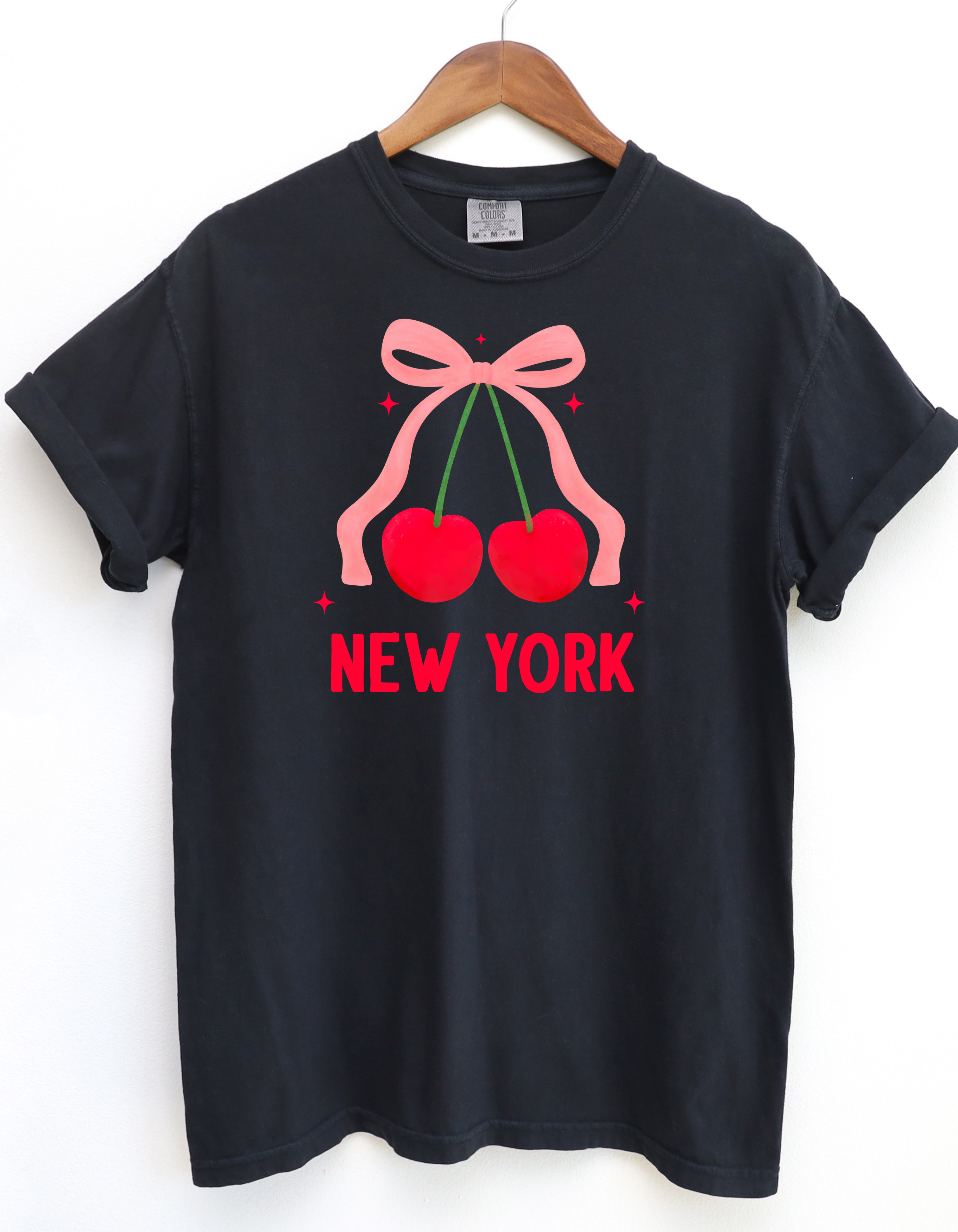 Adelle Linen – Großhandel T-Shirt (Grafikdruck) – Damen – Kirsche Custom State T-Shirt2