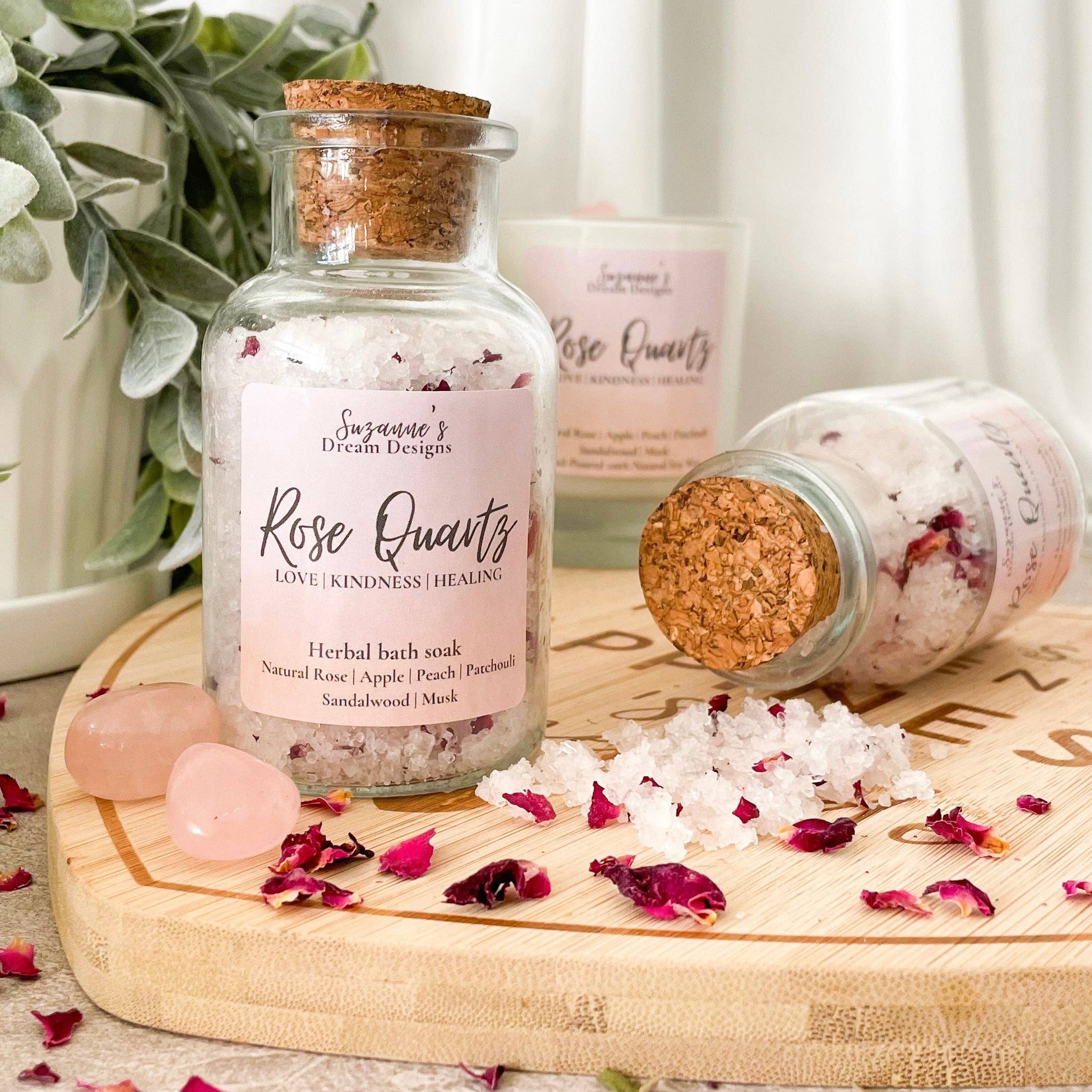 Suzanne’s dream designs - Wholesale Bath salts - Relaxing Bath Salt- Rose Quartz bath salts4