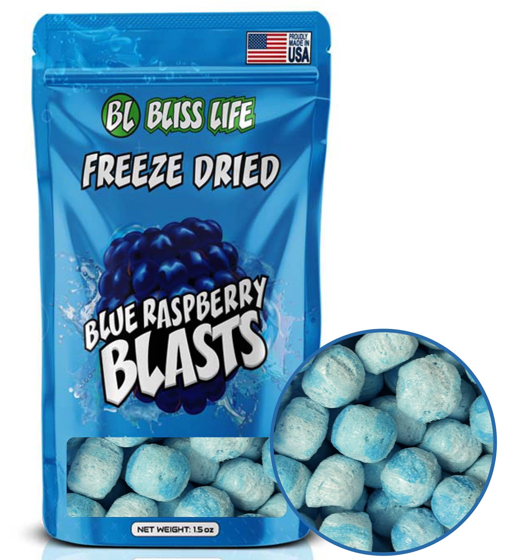 Bliss Life - Wholesale Cotton Candy - Display - 60 Count - Blasts Variety Pack3