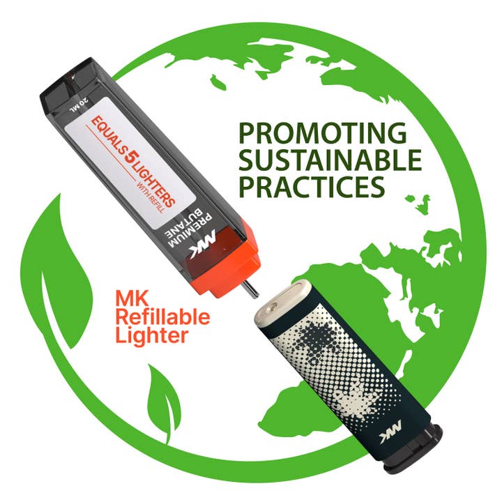 MK Lighter Company - Wholesale Lighter - MK Lighter Jet Series, Windproof Flame, Pocket Lighters (Lea5