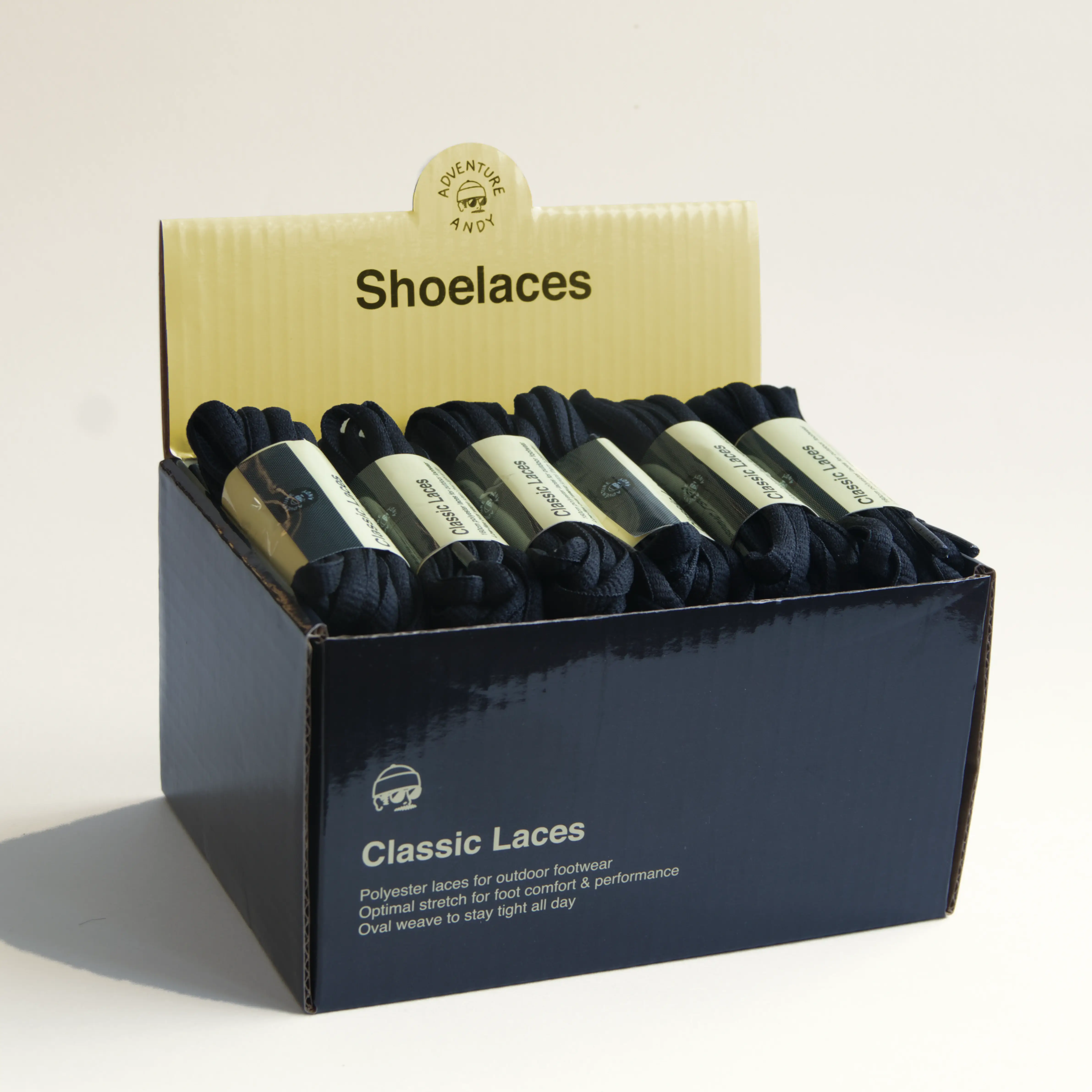 Adventure Andy - Wholesale Shoelaces - Unisex - Classic Oval Laces 1