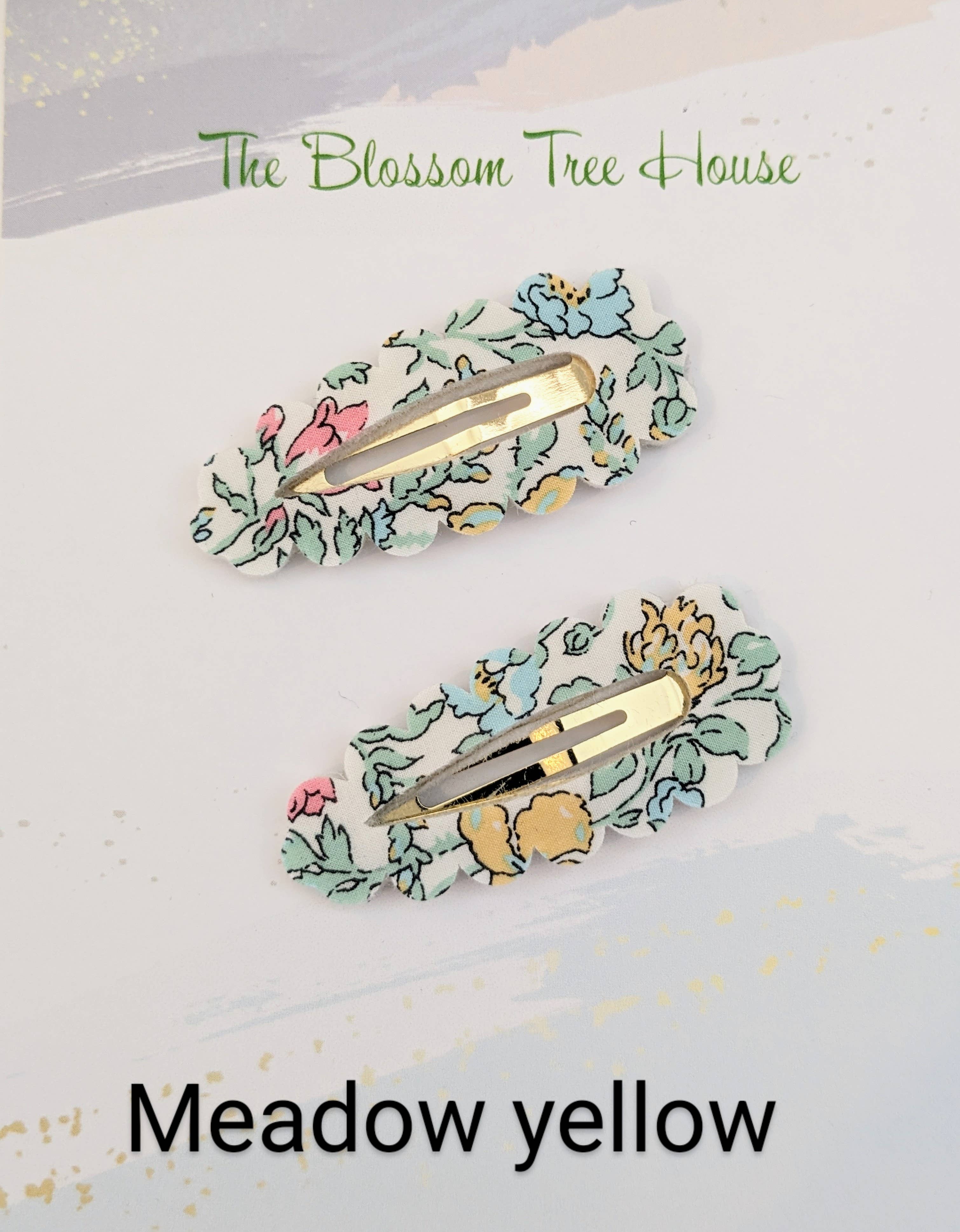 The Blossom Tree House - Wholesale Hair Clip - Kids - Liberty of London fabric hair clips- Spring collection7