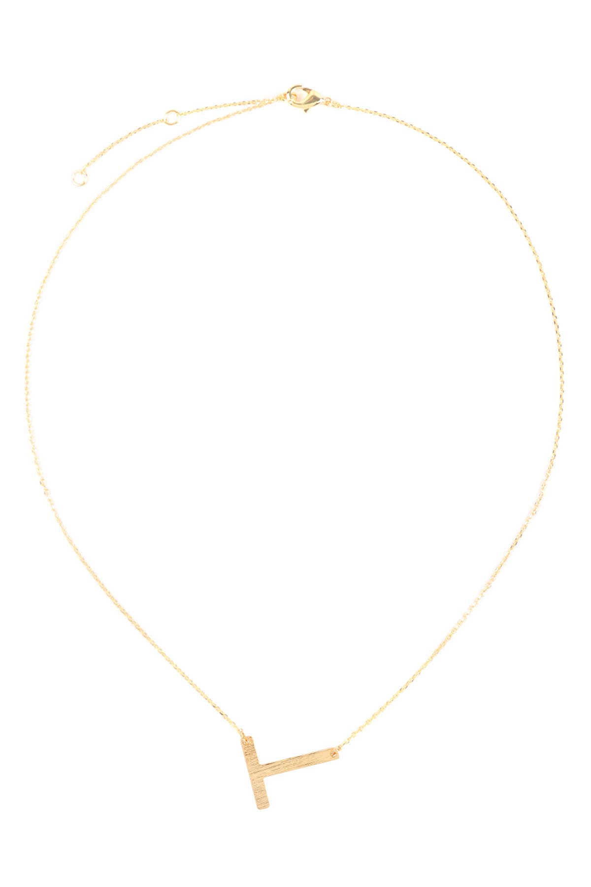 MYS Wholesale Inc - Wholesale Pendant/Charm Necklace - Initial Rough Finish Chain Necklace53