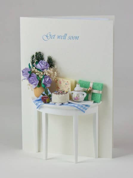 Get Well Soon Table for wholesale by Karrie Barron Limited