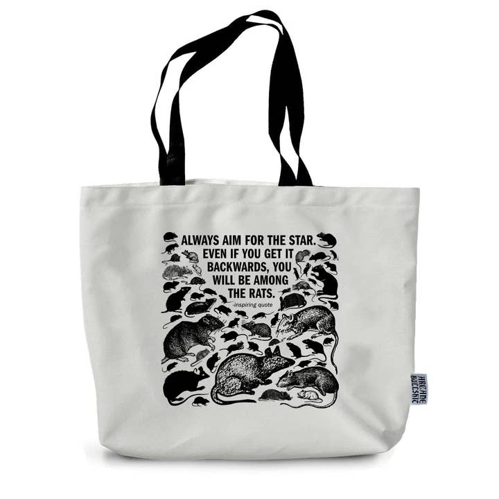 Arcane Bullshit - Wholesale Tote Bag - Unisex - "The Rats" jumbo tote bag1