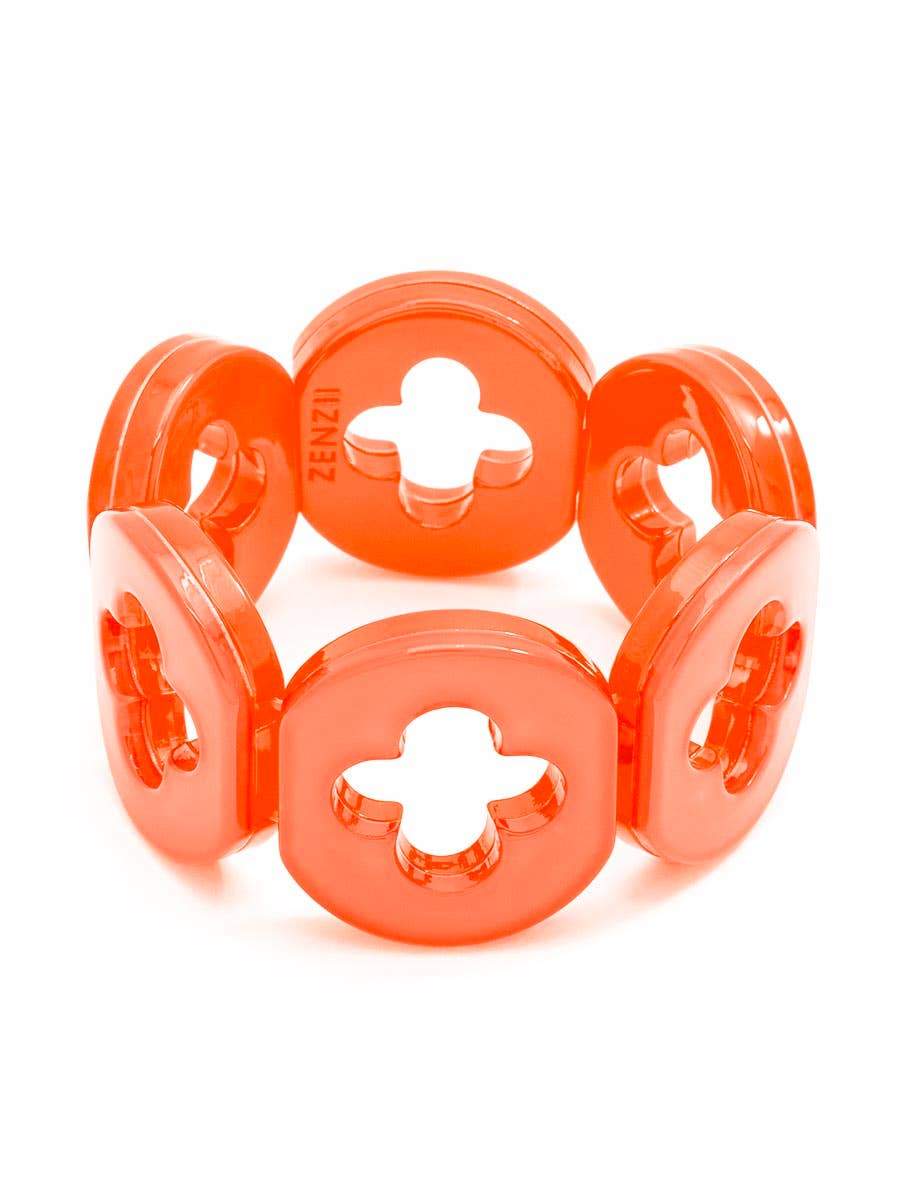 ZENZII Jewelry - Wholesale Beaded Bracelet - Resin Clover Bracelet14