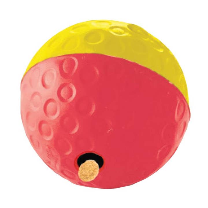 Nina Ottosson Treat Tumble Interactive Dog Puzzle Red/Yellow for wholesale by Pet Palette Distribution
