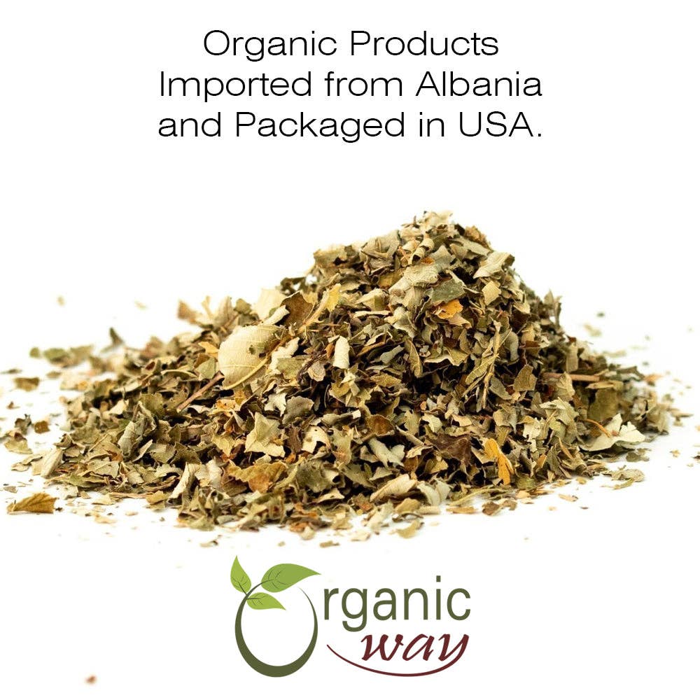 Organic Way LLC - Wholesale Loose Tea - Dried Blackberry Leaf Whole (Rubus fruticosus) - European Wild-Harvest | Kosher Certified | Raw, Vegan, Non GMO & Gluten Free | USDA Certified | Origin - Albania1
