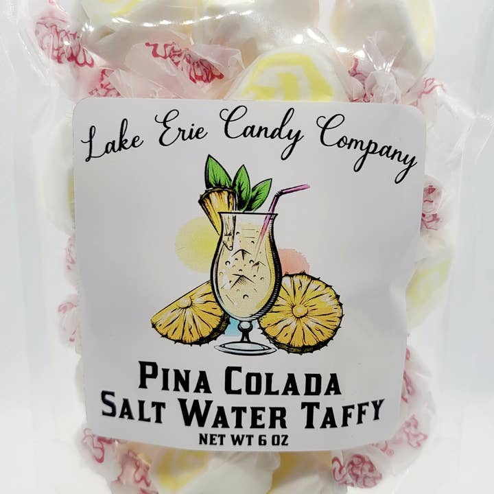 Lake Erie Candy Company - Wholesale Taffy - Pina Colada Salt Water Taffy