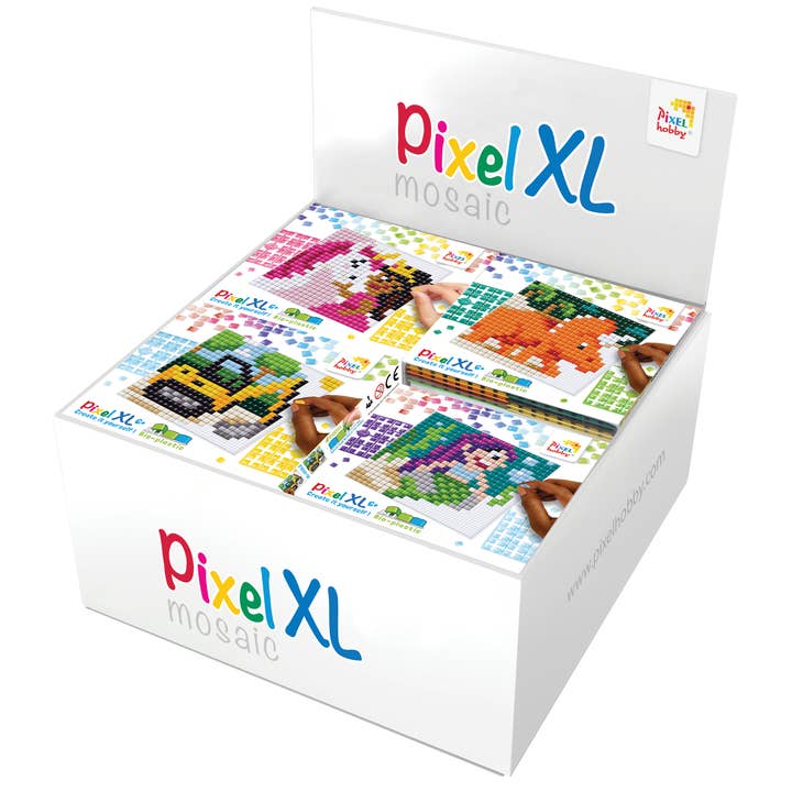 Pixelhobby – Engroshandel DIY-hobbysæt – Børn – Gør-det-selv Pixelhobby | Displayboks Pixel XL Fleksibel Basepladesæt