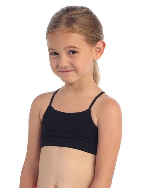 KurveShop - Wholesale Athletic Top - Kids - KIDS BANDEAU TRAINING BRA CAMI TOP