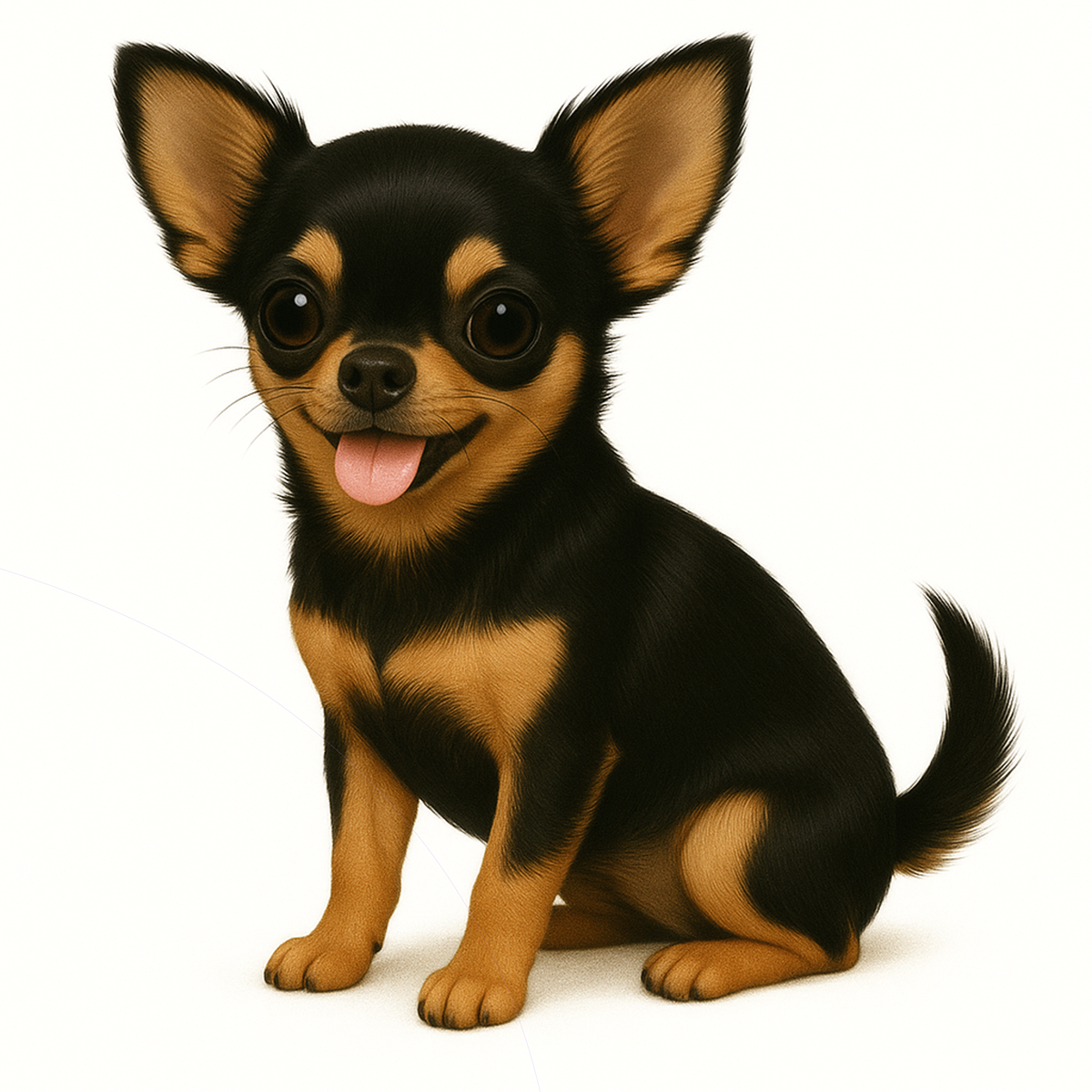 Designs by Mysh - Vente Autocollant - Autocollants de chien Chihuahua – Autocollant en vinyle aquarelle découpé, décalcomanie pour animaux de 3” durable pour ordinateur portable, bouteille d'eau, journal1