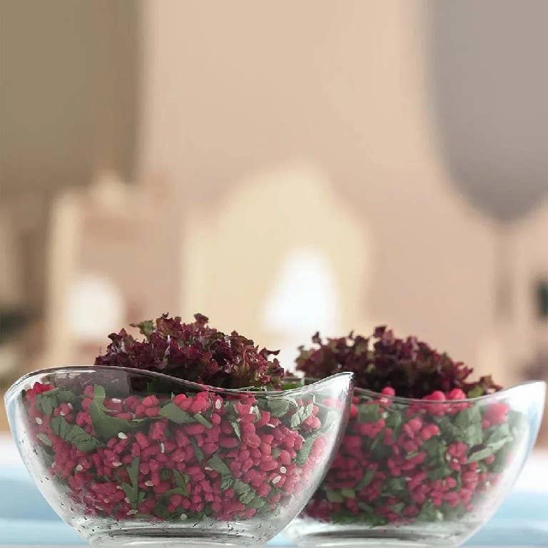 Hakan – Engroshandel Serveringsskål – LAV Vira glas serveringsskåle sæt med 6, lille rund skål, 7.28