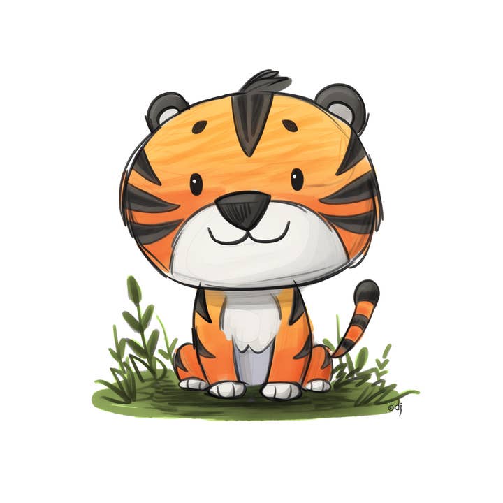 Tijger voor wholesale door Paper Lion Art