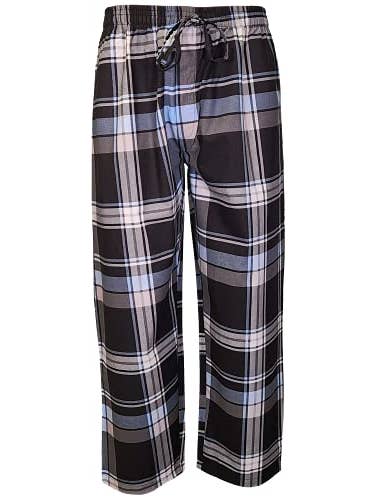 I-Wear Brands - Wholesale Sleepwear Bottom - Men's - 3 Pack Men's Woven Lounge Pajama Sleep Pants1