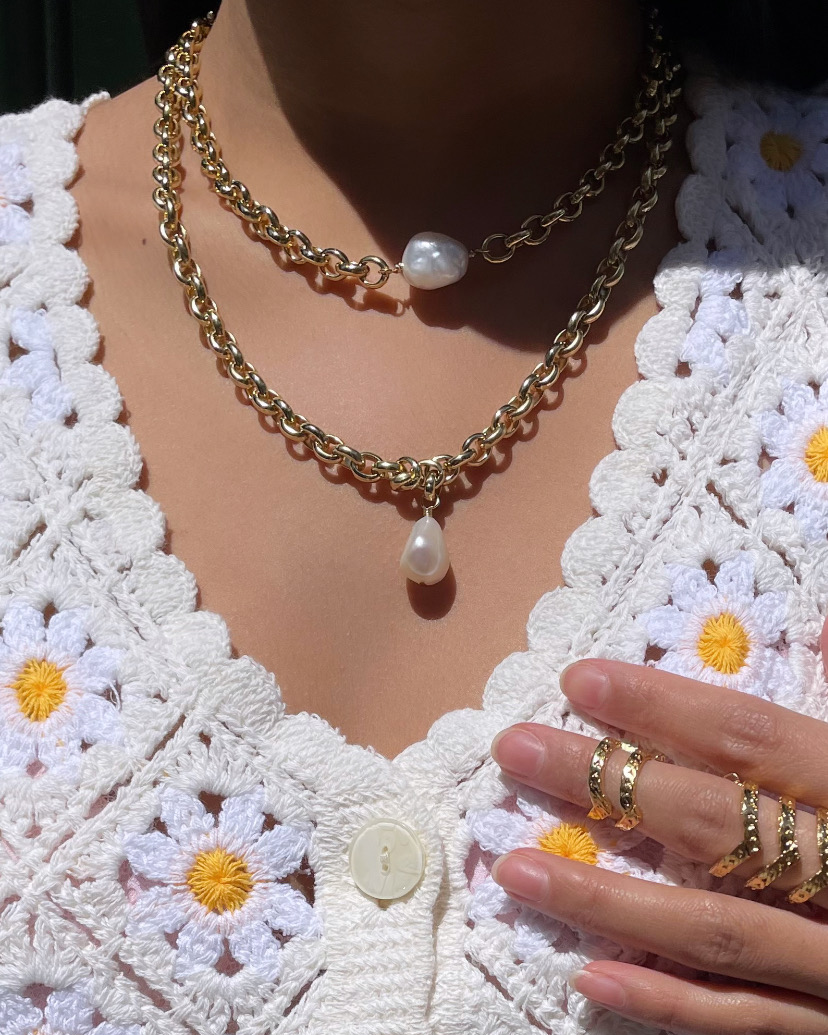 HELLES - Wholesale Beaded/Pearl Necklace - MARTINI NECKLACE1