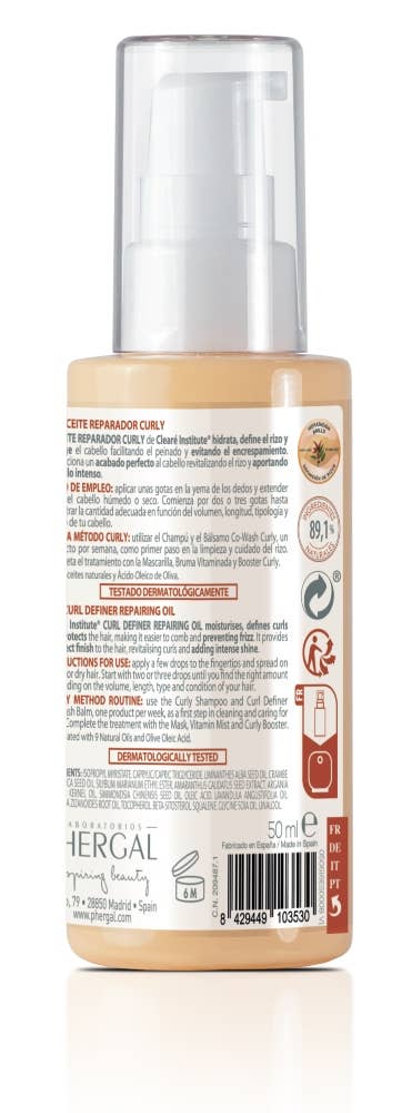 Laboratorios Phergal - Wholesale Hair Oil - Cleare Curly Curly Hair Moisturizing Oil 50 Ml1