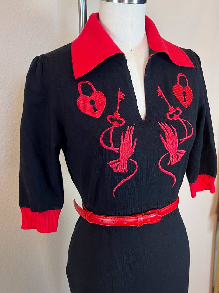 Elle Rebel - Wholesale Dress - Women's - Key to My Heart Knitted Dress6