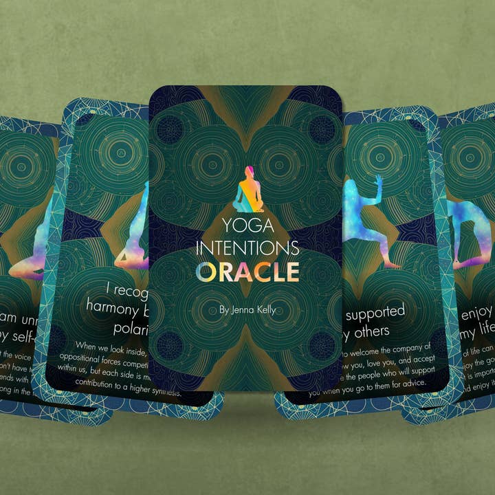 Ibiza Tarot USA - Wholesale Tarot Cards - Yoga Intentions Oracle - By Jenna Kelly