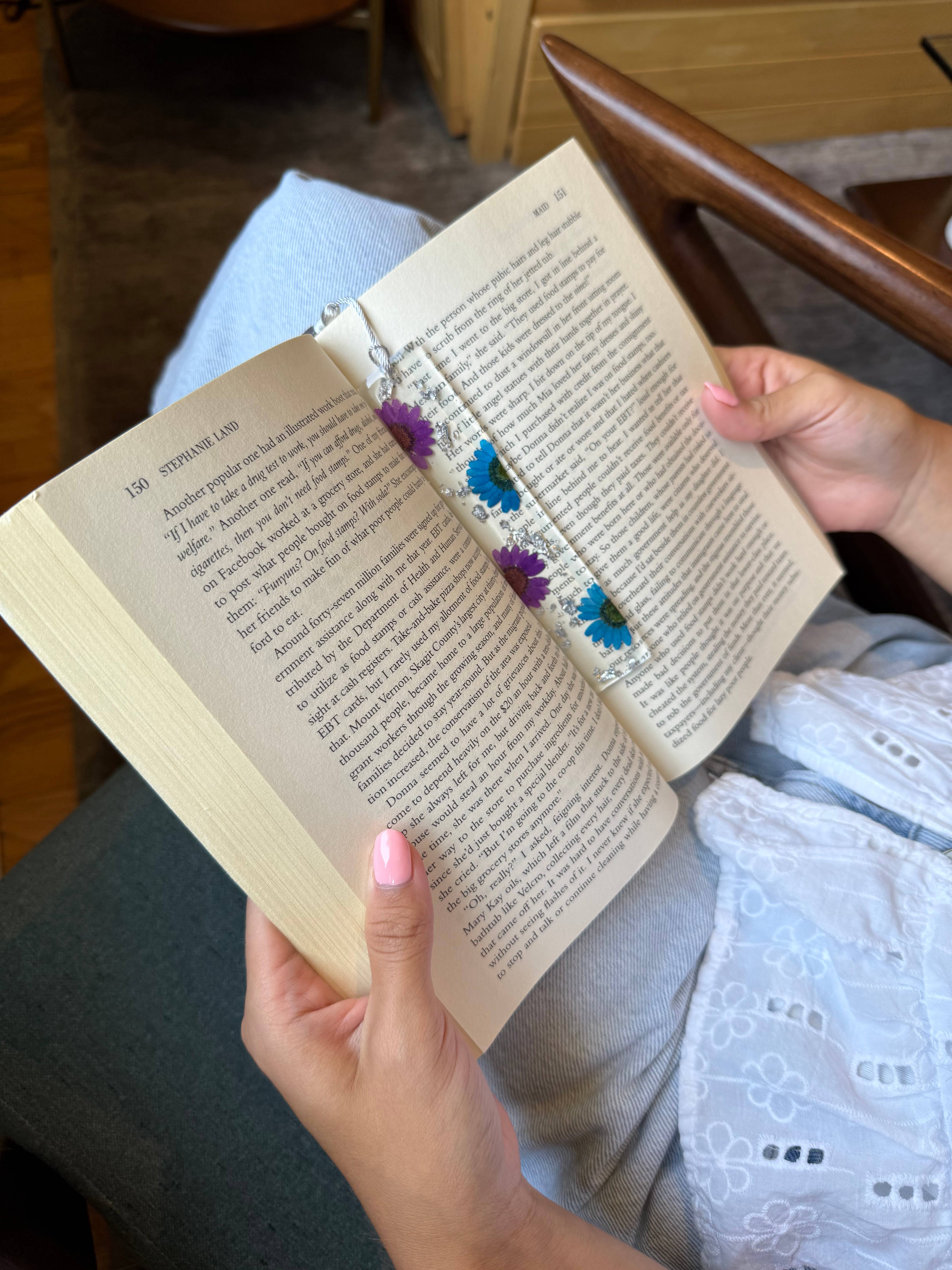 Mia’s Resin Boutique - Wholesale Bookmark - Floral Bookmarks 5.5" - Resin Bookmarks - Page Marker 3