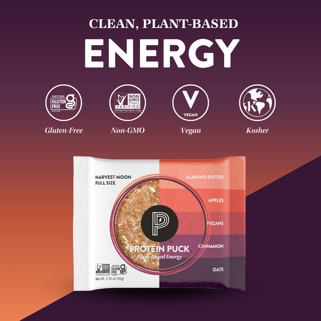 Protein Puck - Wholesale Snack Bar - Harvest Moon (Apple, Cinnamon, Pecan) (16 - 3.25oz Bars)4