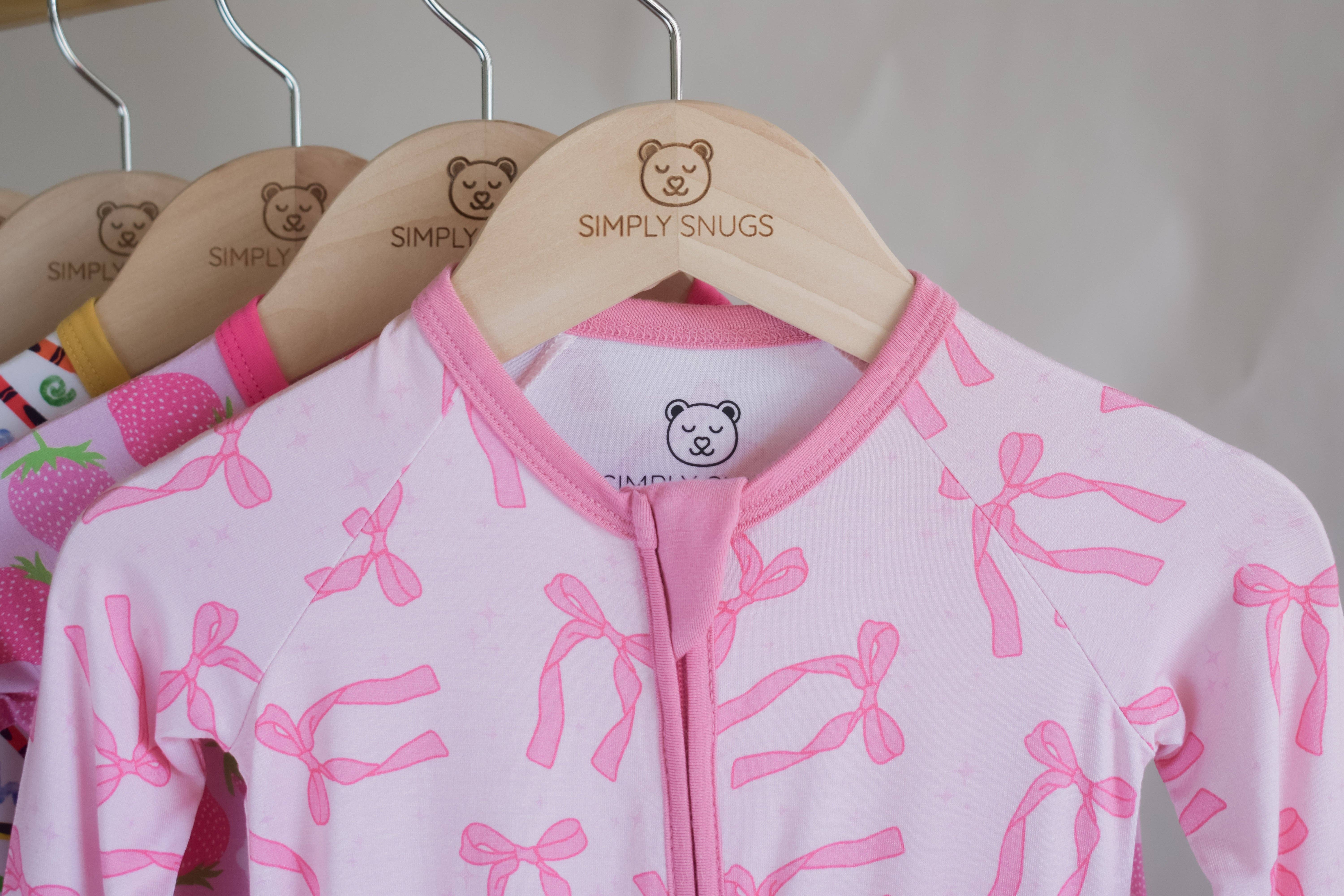 Simply Snugs - Wholesale Sleepsuit - Baby - Pretty in Bows Convertible Zippy Pajama6