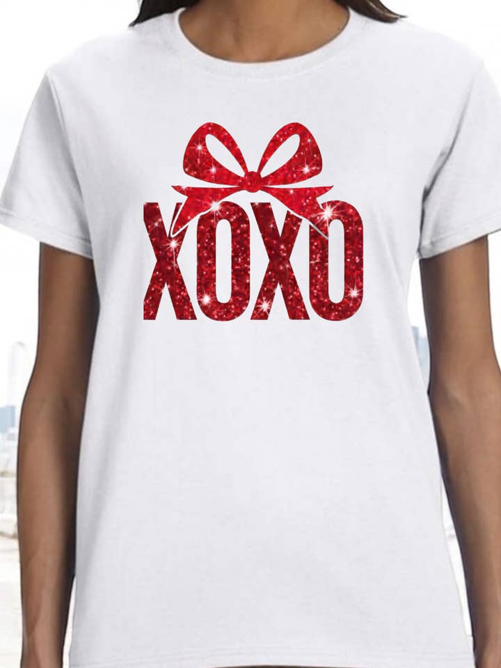 Mode xoxo Print-Design T-Shirt für Frauen und große Mädchen für den Großhandel von HABANA BELLA