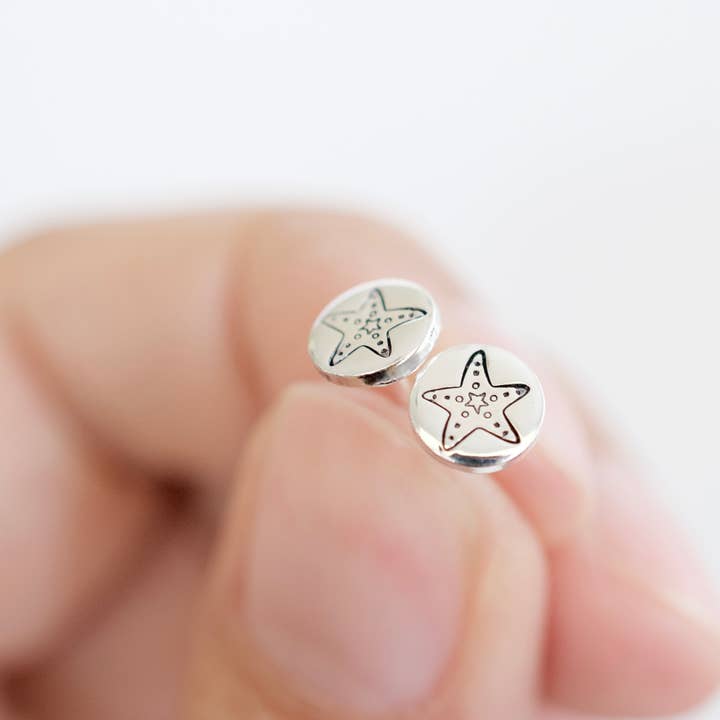 Starfish oorbellen voor wholesale door Tesoro Jewelry