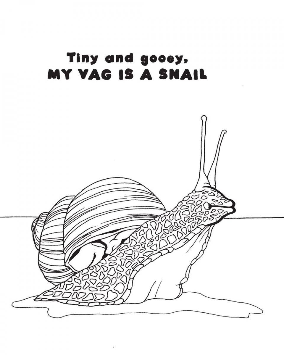 Microcosm Publishing & Distribution - Wholesale Colouring and activity book – adult - My Vag: A Rhyming Coloring Book6