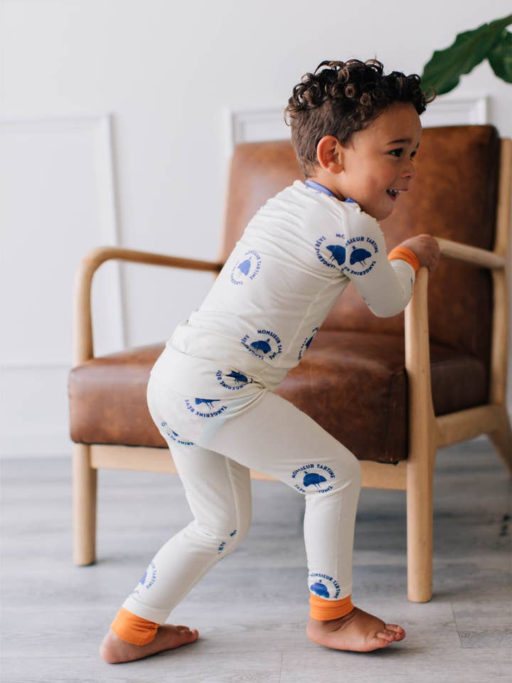 Tangerine Rêve - Wholesale Sleepwear Set - Kids - Monsieur Tartine Pajamas4