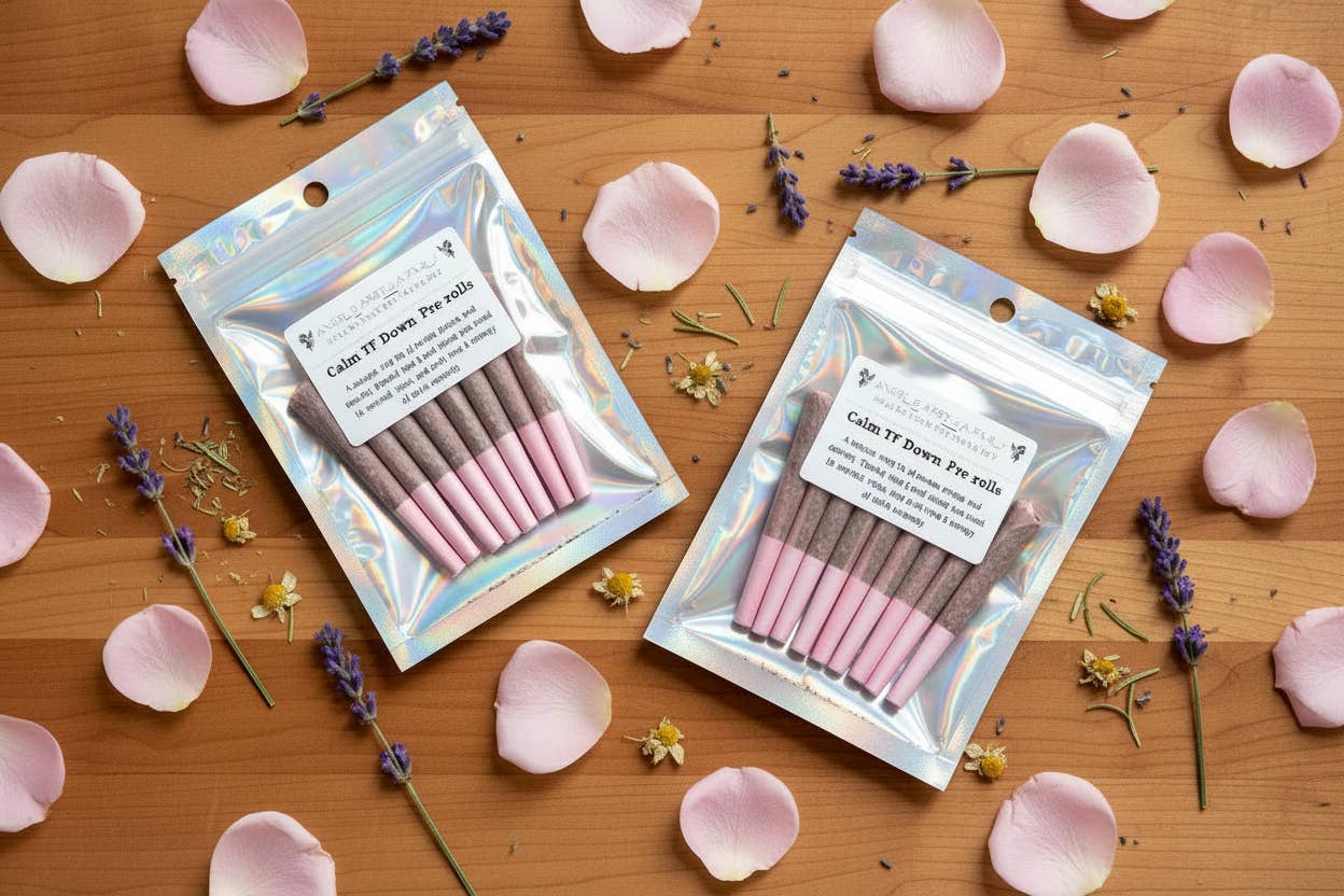 Angels Apoth-a-fairy - Wholesale Meditation Supplies - Calm TF down Pre-rolled pack1