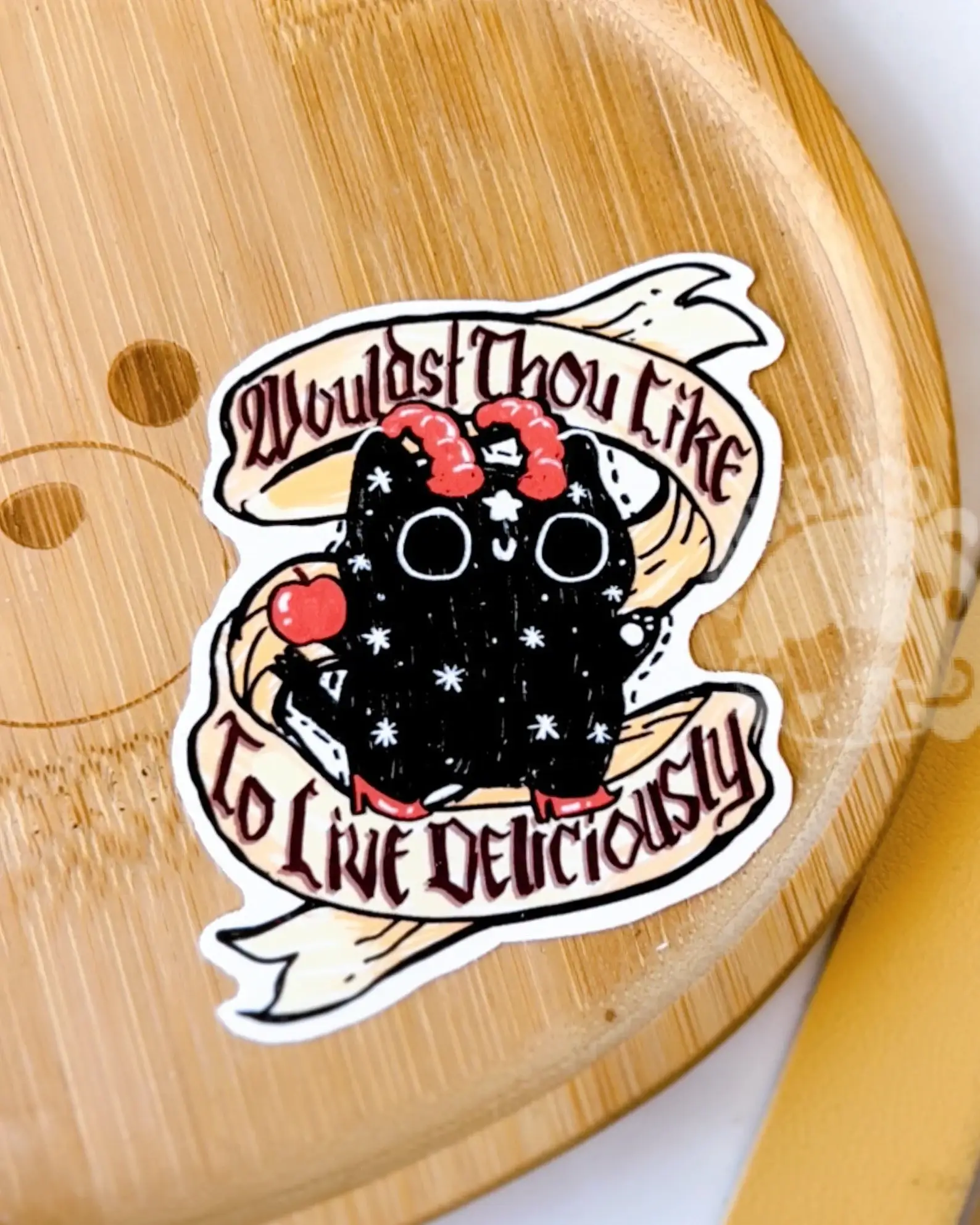 PeachyxNoodle - Wholesale Sticker - Vitch Zou je heerlijk willen leven? Sticker1