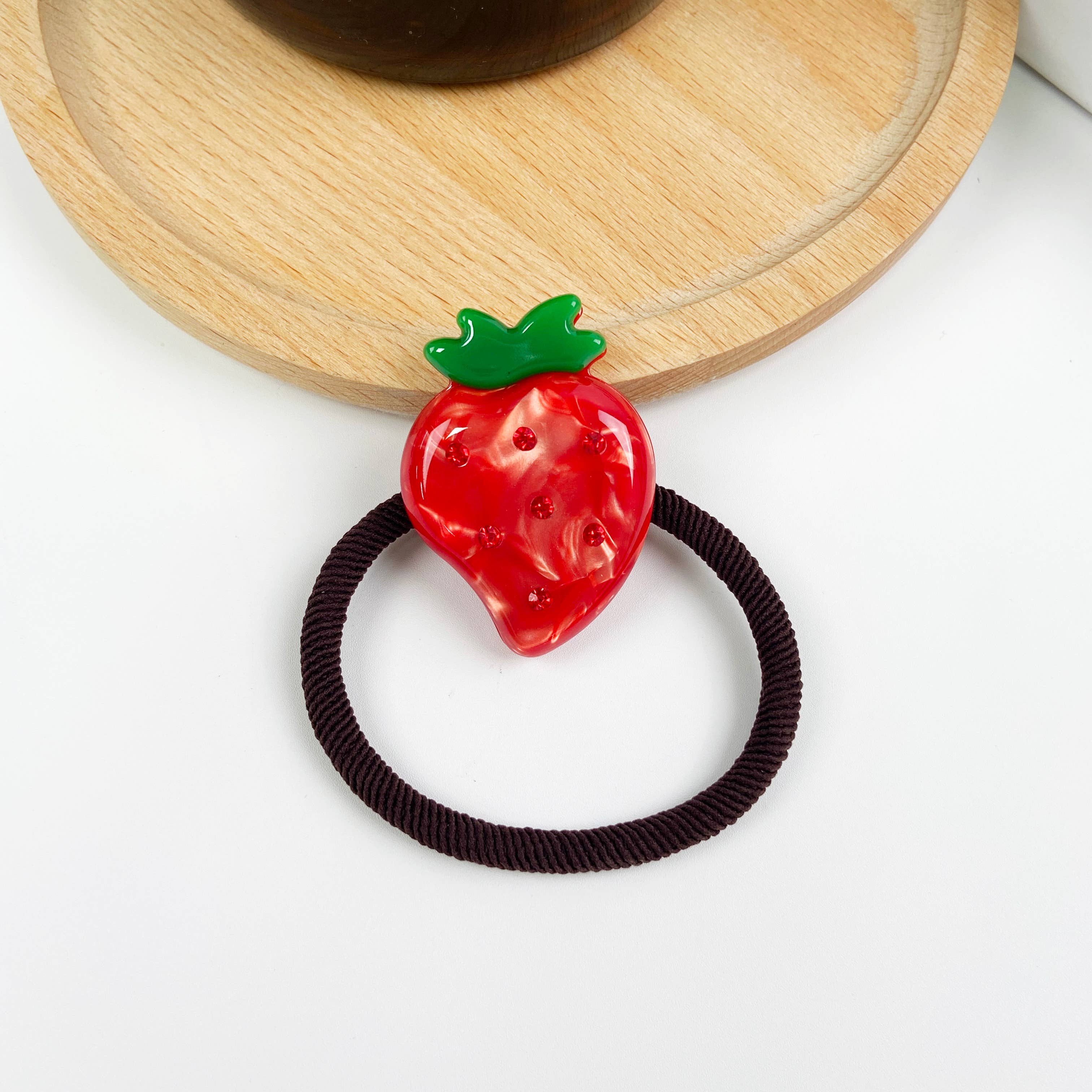 TheDivaSoap - Wholesale Hair Tie - Fruit Acetate Hair Tie Apple Strawberry Hair Ties5