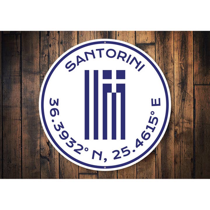 Lizton Sign Shop, Inc - Wholesale Sign - Santorini Sign1