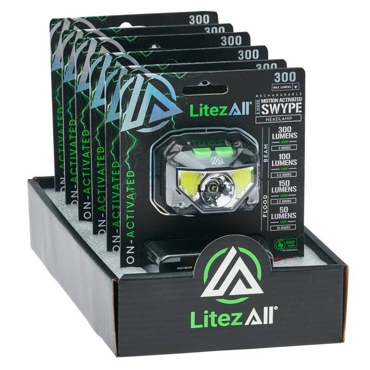 LitezAll - Wholesale Flashlight - LitezAll Motion Activated LED Headlamp17