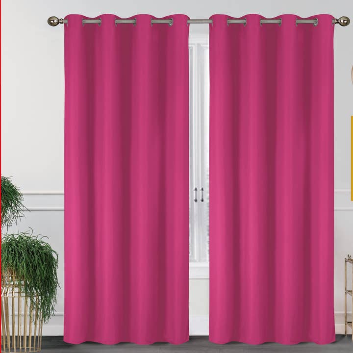 J&V TEXTILES - Wholesale Curtain - 2 Pack - 55'' X 84'' Solid Thermal Blackout Panels (19 Colors)28