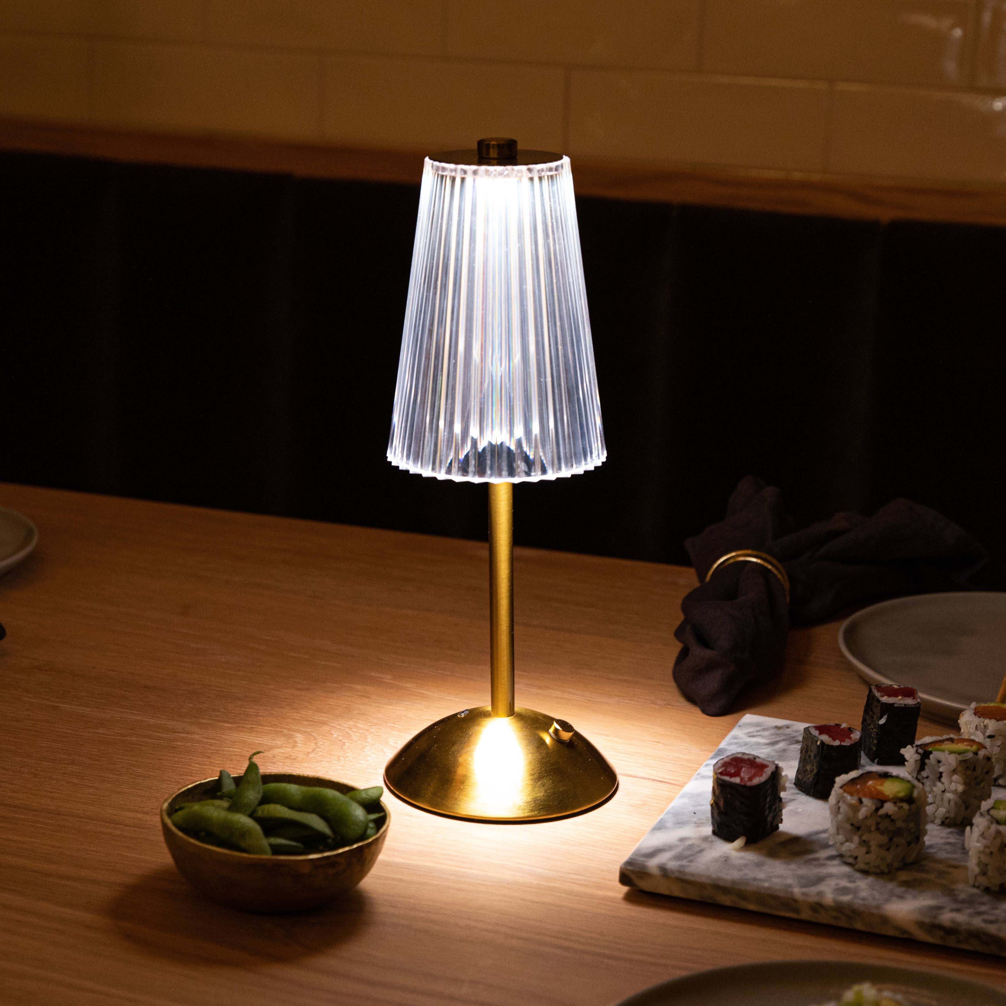 Gotham Steel/Granitestone - Wholesale Accent/Desk Lamp - Auburn Table Lamp Small Cordless Touch LED Rechargeable4