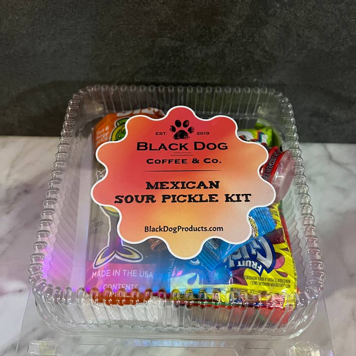 Black Dog Coffee & Co. ‘LLC - Wholesale Gummy - Mexican Sour Pickle Kit | Chamoy & Tajin