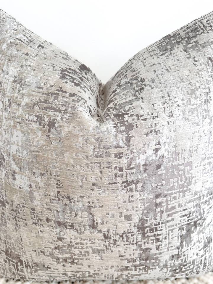 The Couture Cushion - The Greige Eleanor - Style No. 5 for wholesale by The Couture Cushion