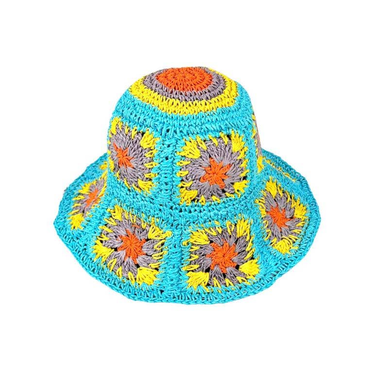 Chenson & Gorett - Wholesale Bucket Hat - Women's - Beautiful Women's Paper Hat with Flower Design for Summer17