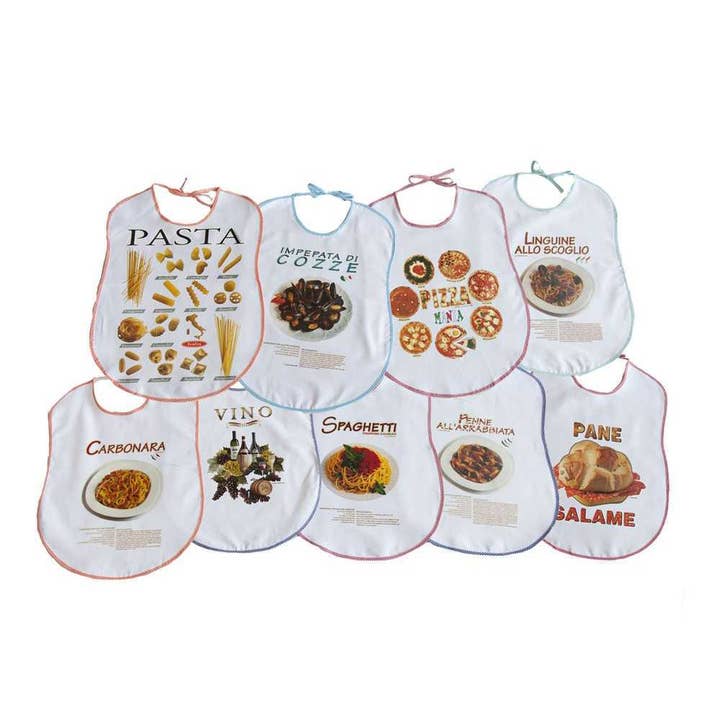 Almatex srl - Wholesale Apron - RECIPE line bib 45x60 cm with printed laces1