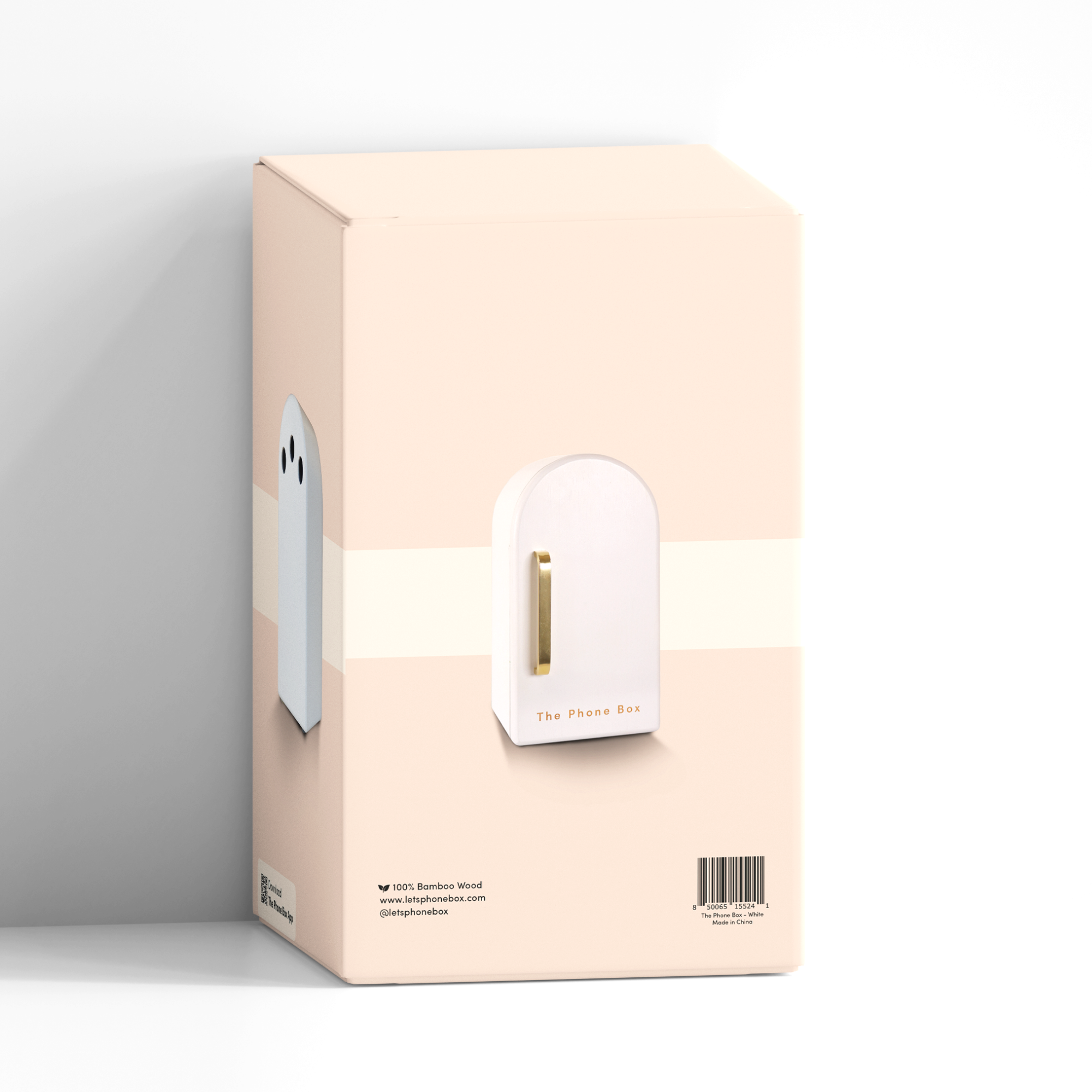 The Phone Box - Wholesale Decorative Box - The Phone Box - Pearl White1