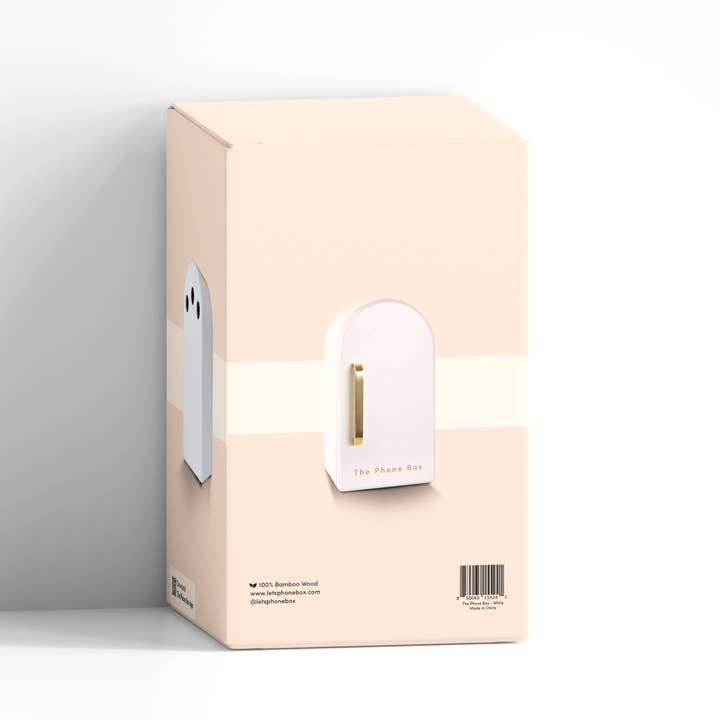 The Phone Box - Wholesale Decorative Box - The Phone Box - Pearl White1