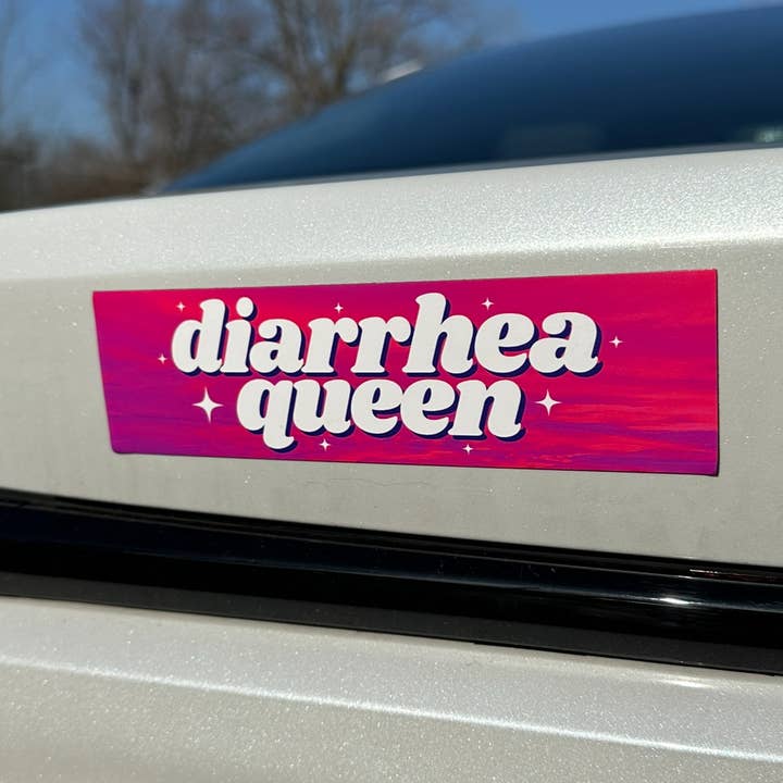 ShlemonArt - Wholesale Magnet - Diarrhea Queen Car Magnet