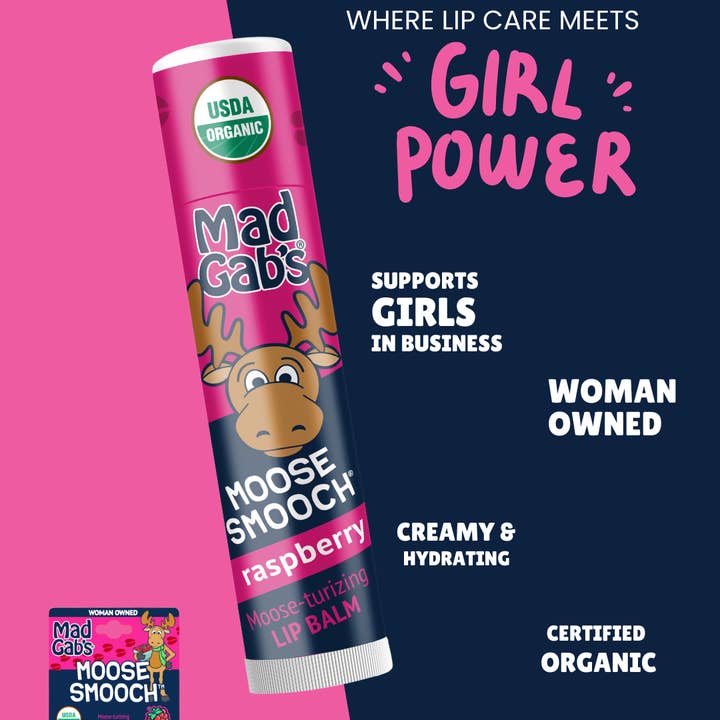 Mad Gab's - Wholesale Lip Balm - Organic Moose Smooch Lip Balm Tubes Open Stock2