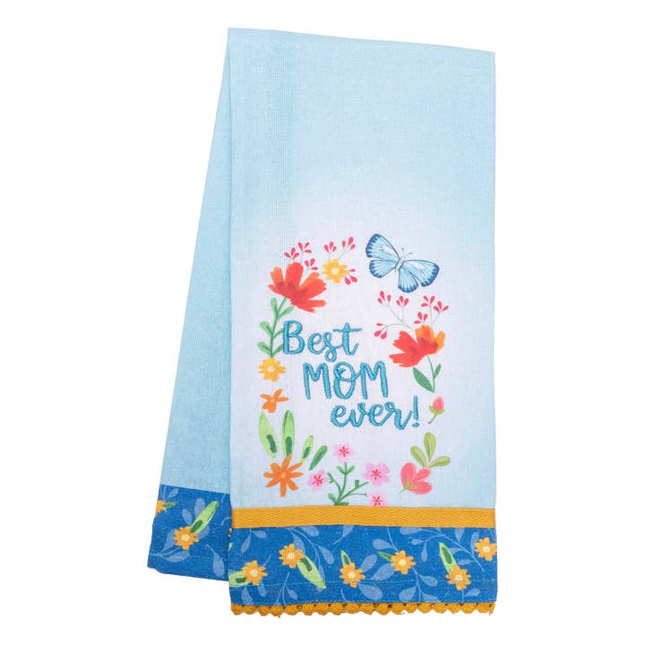 Tea Towel: Best Mom Ever for wholesale by Divinity Boutique