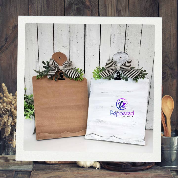 Home Decor - Breadboard Sign Holder UNFINISHED for wholesale by The Peppered Cookie