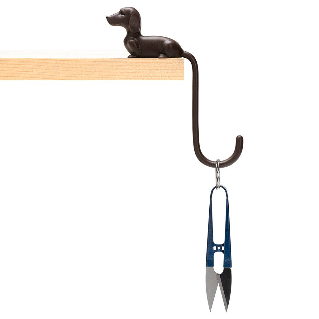 Monkey Business Design USA LLC - Wholesale Wall Hook - Dog Tail Hook For Computer Accessories | Rusty6