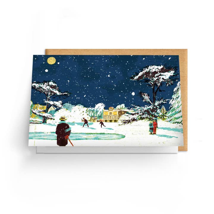 Walpole Winter Wonderland card for wholesale by Haskett Prints
