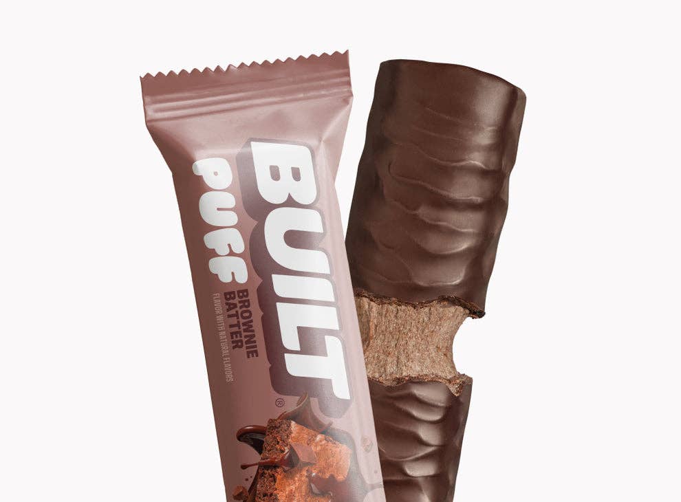 Shop The King - Wholesale Snack Bar - Built Puff Brownie Batter Protein Bar 12ct1